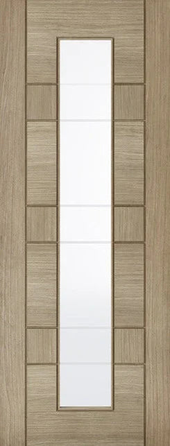 Internal LPD Prefinished Light Grey Edmonton Glazed Door