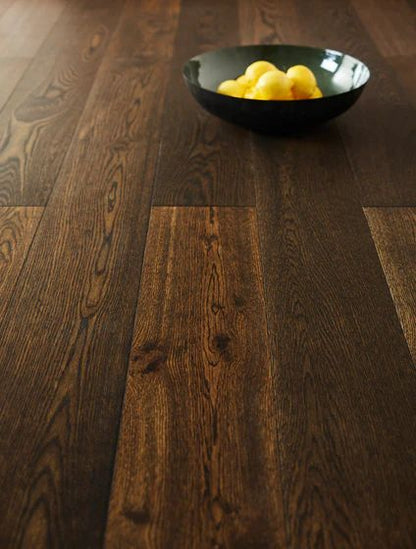 Brooks Floor Balmoral Colours 14x190mm Dark Stained Earth 14mm Engineered Flooring