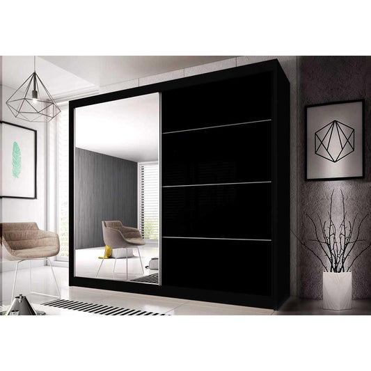 Liberty Multi 31 Sliding Mirror Door Wardrobe 233cm