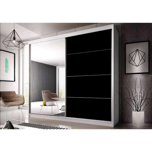 Liberty Multi 31 Sliding Mirror Door Wardrobe 203cm