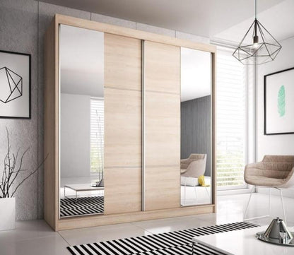 Liberty Multi 36 Sliding Mirror Door Wardrobe 233cm