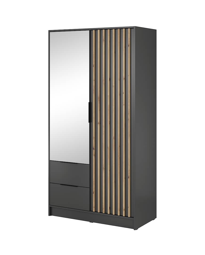 Liberty Nelly Hinged Door Wardrobe 105cm [Mirror]