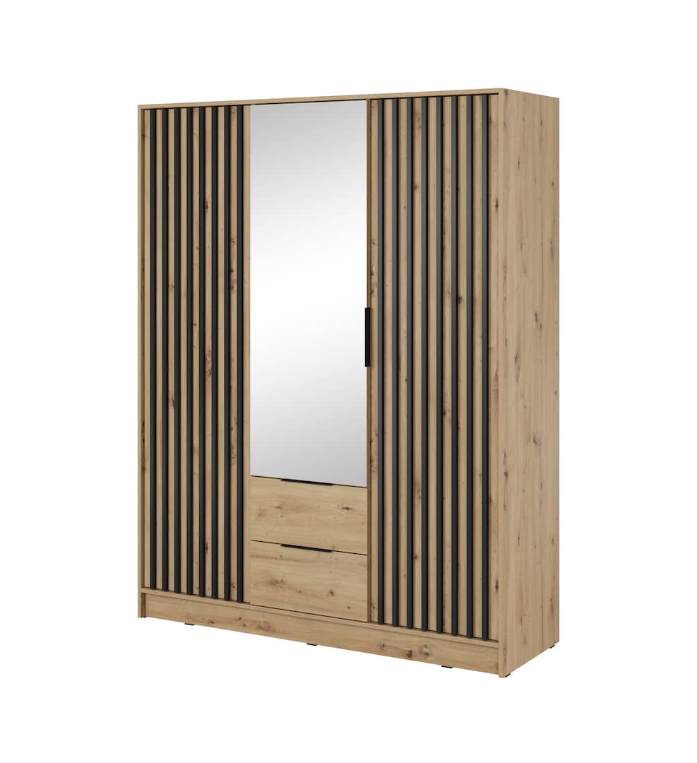 Liberty Nelly Hinged Door Wardrobe 155cm [Mirror]