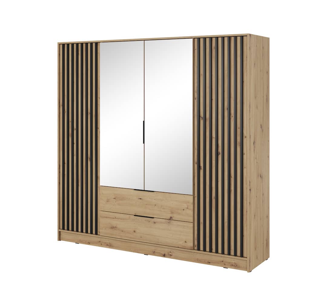Liberty Nelly Hinged Door Wardrobe 206cm [Mirror]