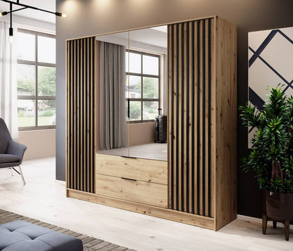 Liberty Nelly Hinged Door Wardrobe 206cm [Mirror]