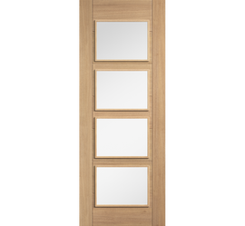 Internal Oak Carini 4L Pre-Finished Door