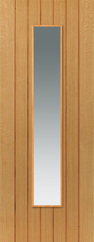 Internal River Oak Cherwell Glazed Door