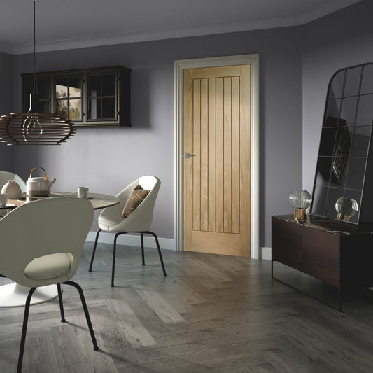 XL Joinery Internal Oak Door Suffolk Essential Fire Door FD30