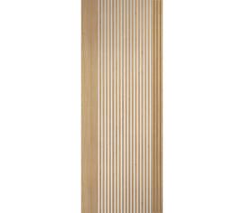 Internal Oak Melbourne Clear Glazed Pre-Finished Door