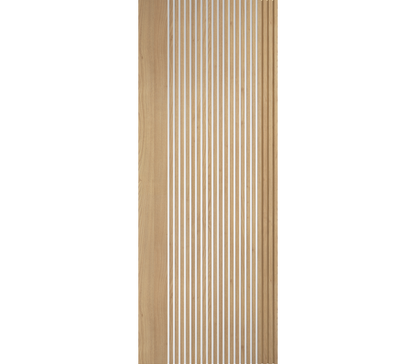 Internal Oak Melbourne Clear Glazed Pre-Finished Door