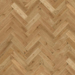 Liberty Natural Oak Matt Lacquered & Brushed Herringbone Engineered Wood Flooring 15mm x 90mm