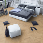 Liberty Whisper Oak 15x90mm Matt Lacquered & Brushed 15mm Engineered Wood Flooring Herringbone