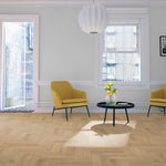 Liberty Whisper Oak 15x90mm Matt Lacquered & Brushed 15mm Engineered Wood Flooring Herringbone