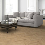 Liberty Whisper Oak 15x90mm Matt Lacquered & Brushed 15mm Engineered Wood Flooring Herringbone