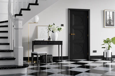 Internal LPD Black Primed Antwerp Fire Door