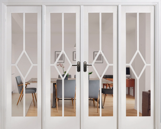 Internal White Reims W8 Room Divider Set