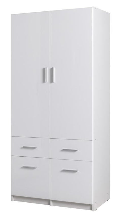 Liberty Snow 03 Hinged Door Wardrobe 92cm