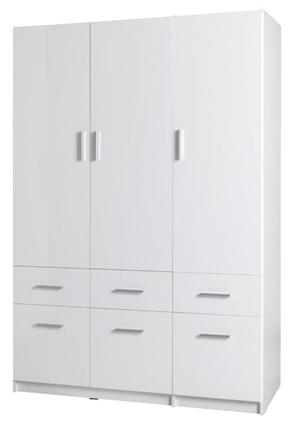 Liberty Snow 04 Hinged Door Wardrobe 136cm