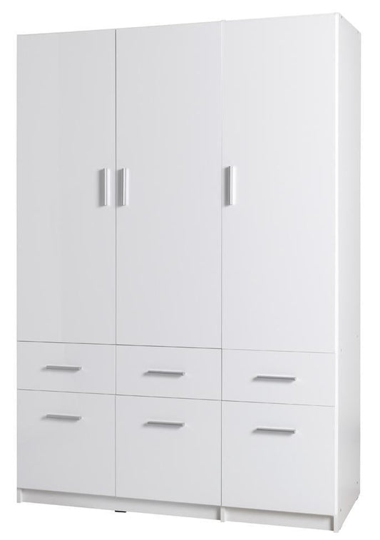 Liberty Snow 04 Hinged Door Wardrobe 136cm