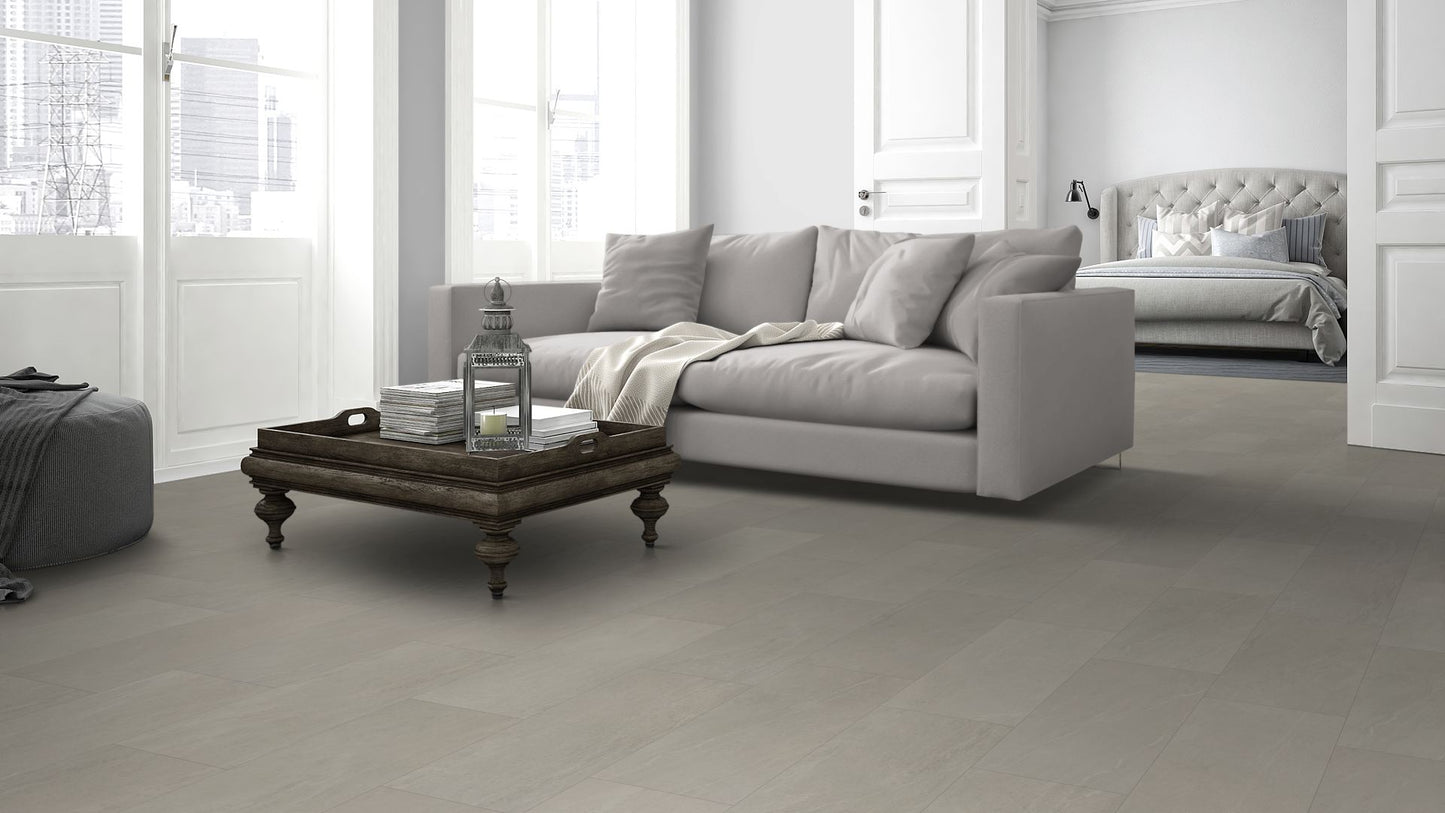 Liberty Lignum Core Tile Beige Slate SPC Rigid Vinyl Flooring