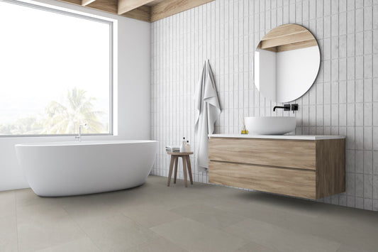 Liberty Lignum Core Tile Beige Slate SPC Rigid Vinyl Flooring
