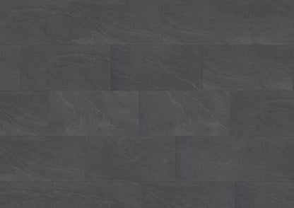 Liberty Lignum Core Tile Charcoal Slatet SPC Rigid Vinyl Flooring