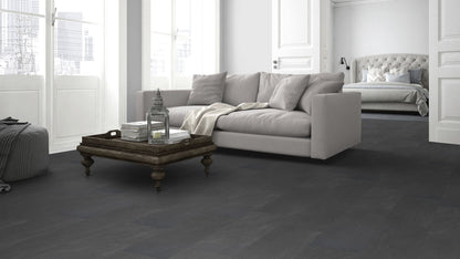 Liberty Lignum Core Tile Charcoal Slatet SPC Rigid Vinyl Flooring