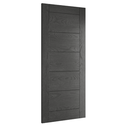 Deanta Seville Brushed Black Oak Internal Door