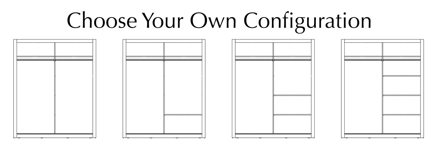 Liberty Arti 6 - 2 Sliding Door Wardrobe 120cm