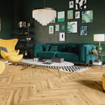 Timba Floor 14x110 Engineered Oak Herringbone 5G Real Wood Flooring Invisible Oiled