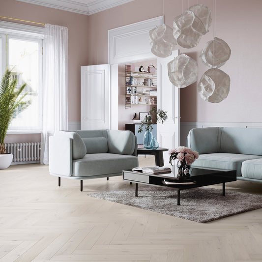 Timba Floor 14x110mm White Oak Herringbone Engineered Wood Flooring 2064