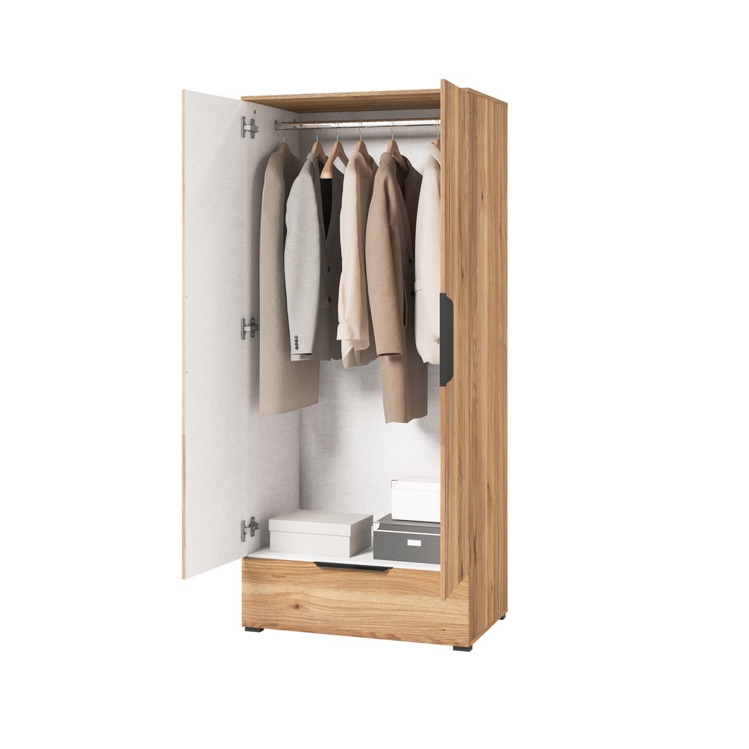 Liberty Tokyo 18 Hinged Door Wardrobe 86cm