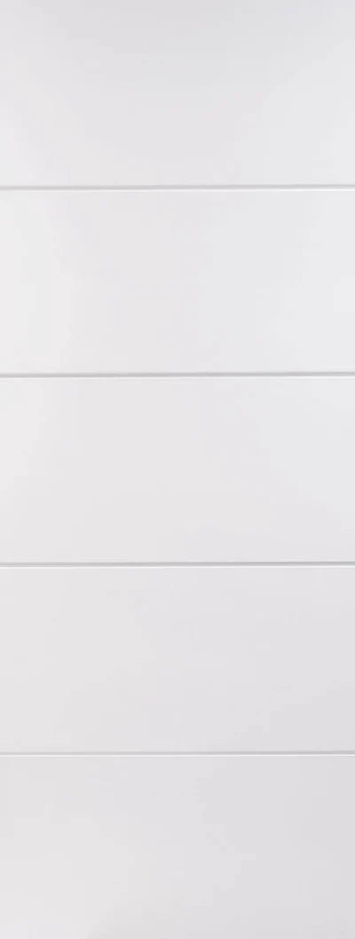 Internal White Horizontal Four Line Door