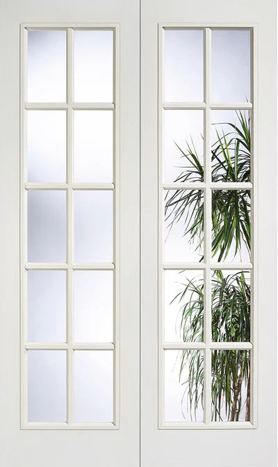 Internal White LPD Textured SA 20L Glazed Pair