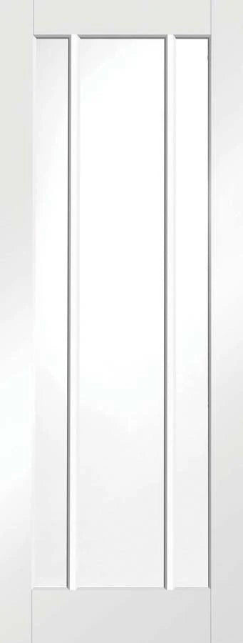 Internal White Primed Worcester Clear Glazed Door