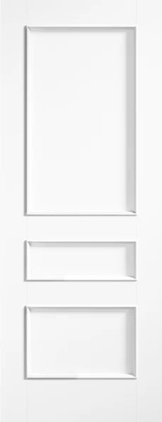 Internal White Toledo Glazed Primed 2P/1L Door