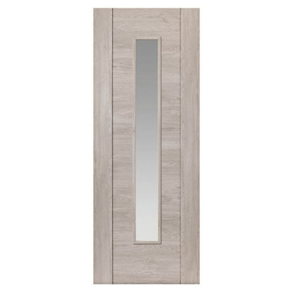 Liberty Internal Grey Laminate Alabama Fumo Clear Glazed Door Pre-Finished