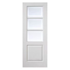 Liberty Internal White Primed Andorra Clear Glazed Door