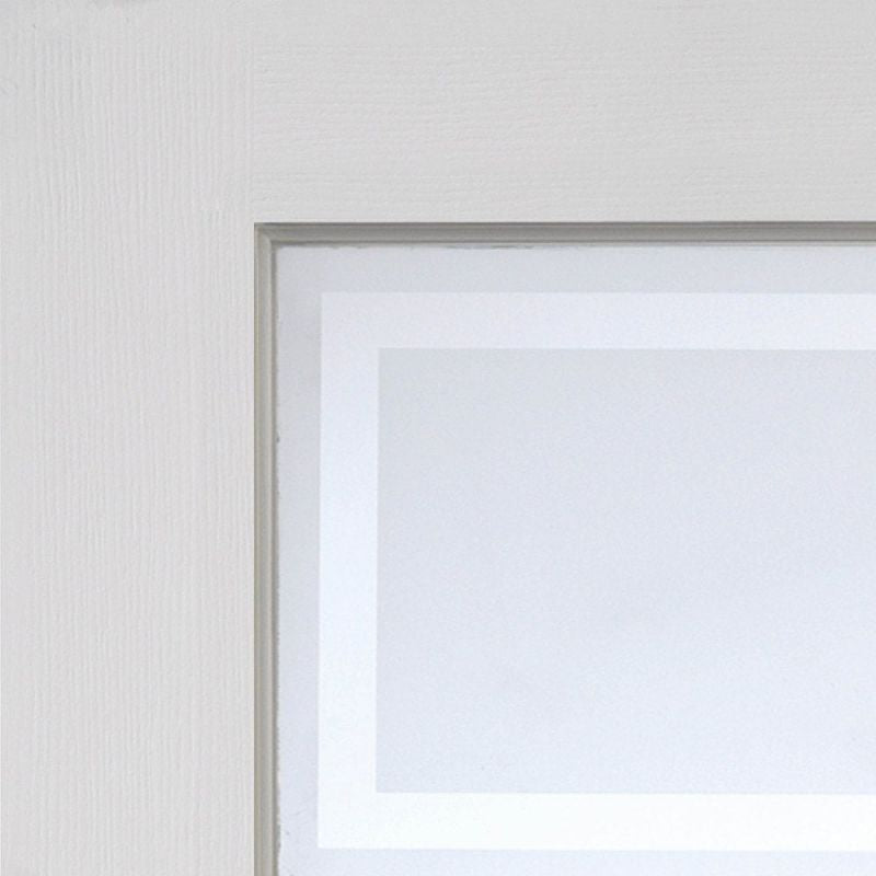 Liberty Internal White Primed Andorra Clear Glazed Door