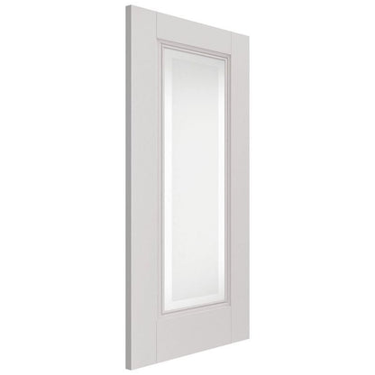 Liberty Internal White Primed Belton 1 Light Clear Etched Glazed Door