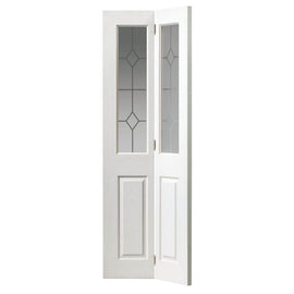 Liberty Internal White Primed Canterbury Glazed Bi-Fold Door