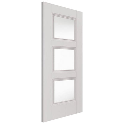 Liberty Internal White Primed Catton Clear Glazed Door Decorative Flush Mouldings