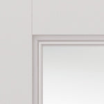 Liberty Internal White Primed Catton Clear Glazed Door Decorative Flush Mouldings