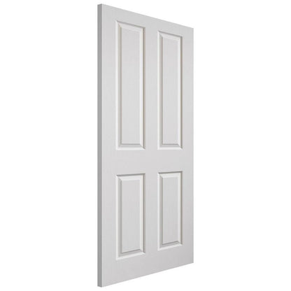 Liberty Internal White Primed 4 Panel Canterbury Grained Fire Door
