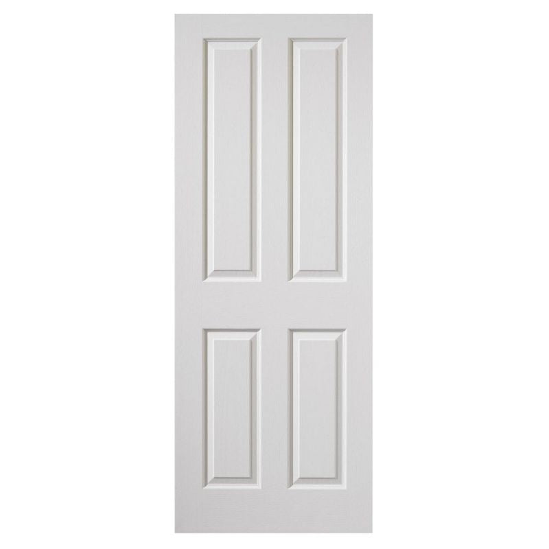 Liberty Internal White Primed 4 Panel Canterbury Grained Door