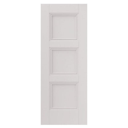 Liberty Internal White Primed Catton 3 Panel Door Recessed Panels