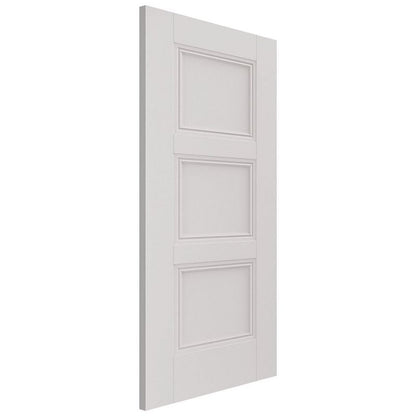 Liberty Internal White Primed Catton 3 Panel Door Recessed Panels