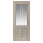 Liberty Internal Grey Laminate Colorado Clear Glazed Door Pre-Finished