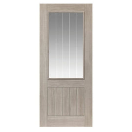 Liberty Internal Grey Laminate Colorado Clear Glazed Door Pre-Finished