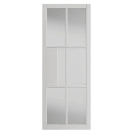 Liberty Internal White Civic Clear Glazed Door Pre-Finished